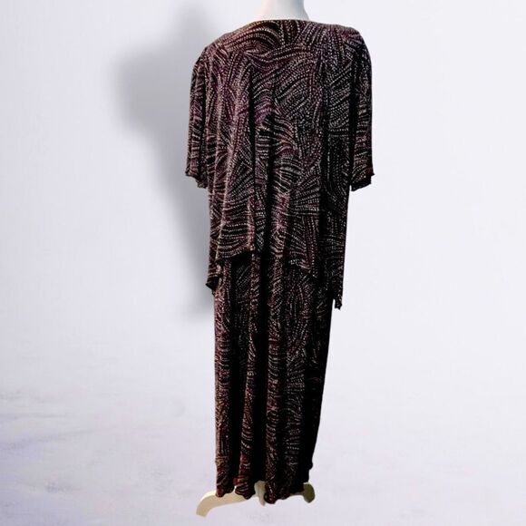 CONNECTED MAXI WOMENS DRESS, Sz 18W - Picture 4 of 10